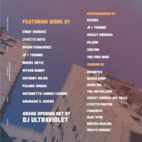 a flyer for dj ultraviolet featuring work by dj ultraviolet